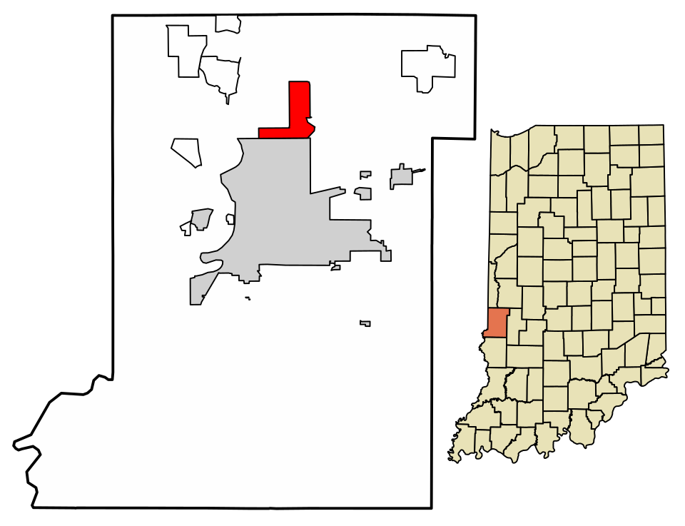 Map of North Terre Haute