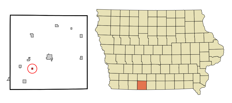 Locator map of Delphos