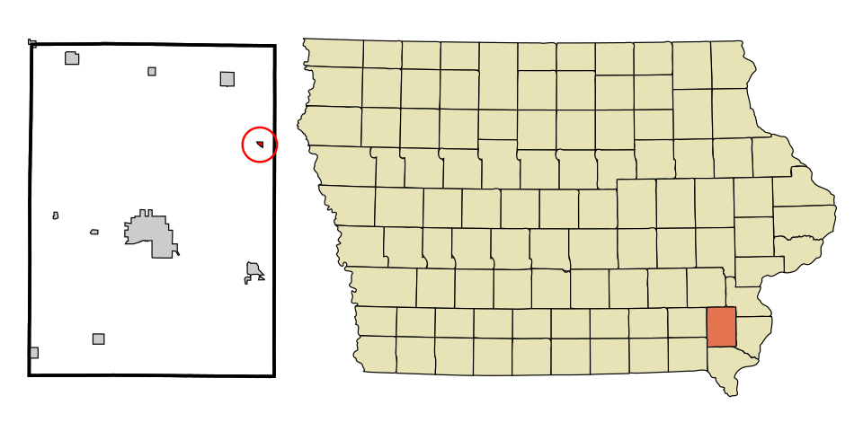 Locator map of Mount Union