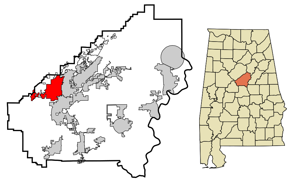 Locator map of Helena
