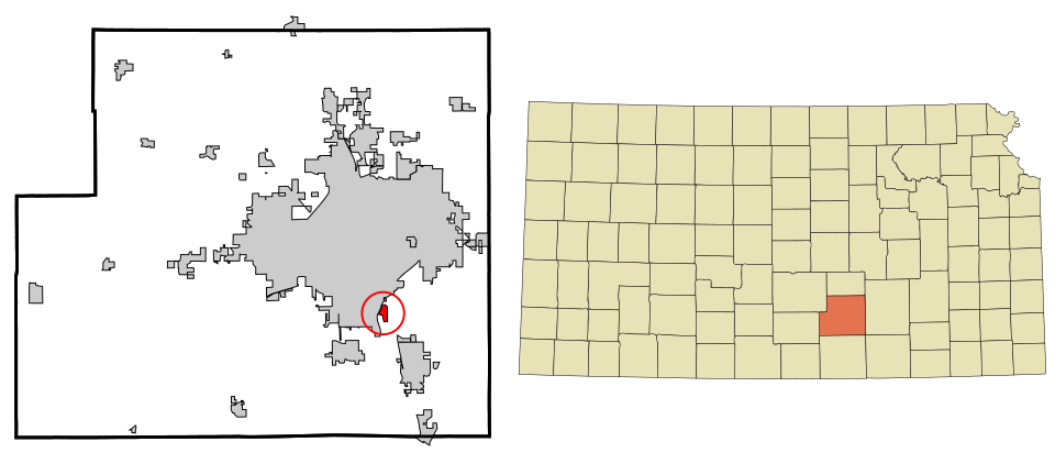 Locator map of Oaklawn-Sunview