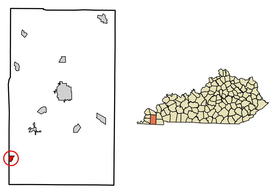 Locator map of Water Valley
