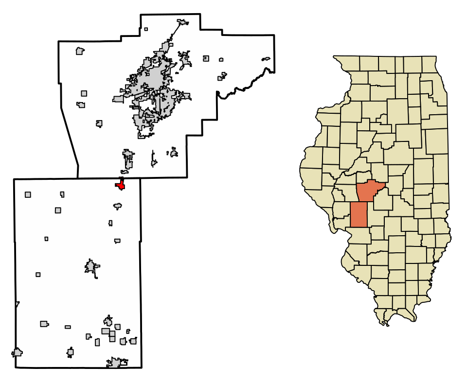 Map of Virden