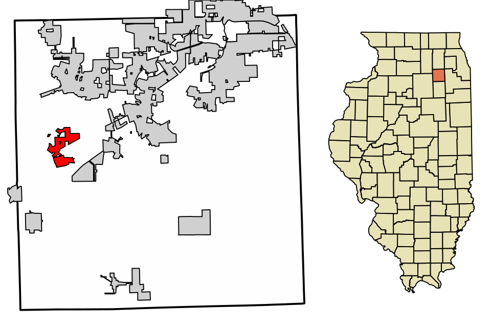 Locator map of Millbrook