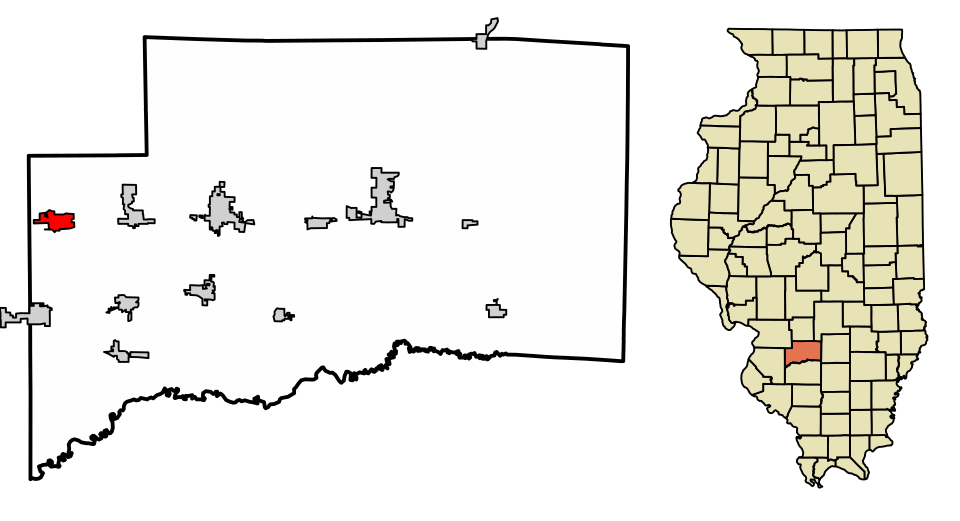 Locator map of Trenton