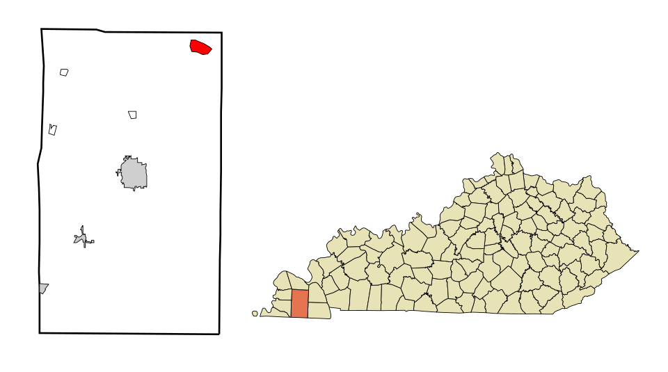 Locator map of Symsonia
