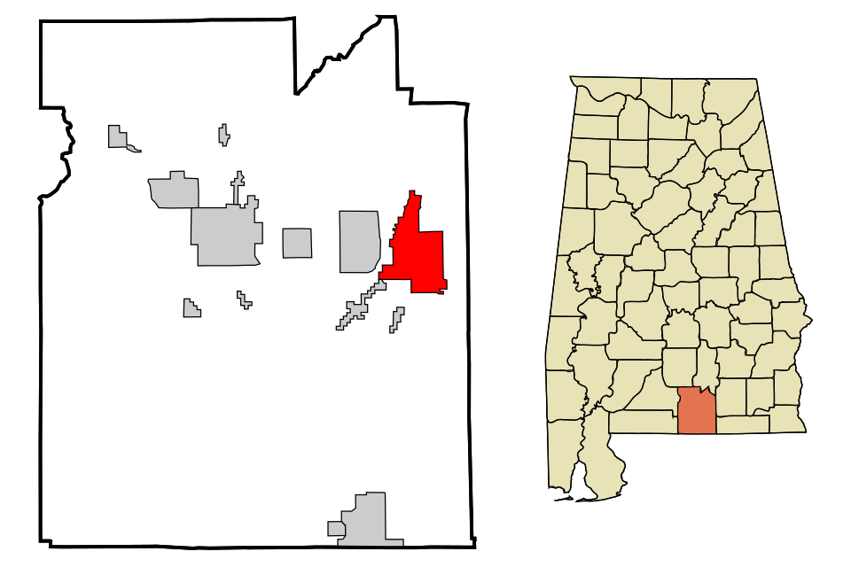 Locator map of Opp