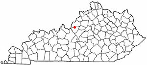 Locator map of Brooks