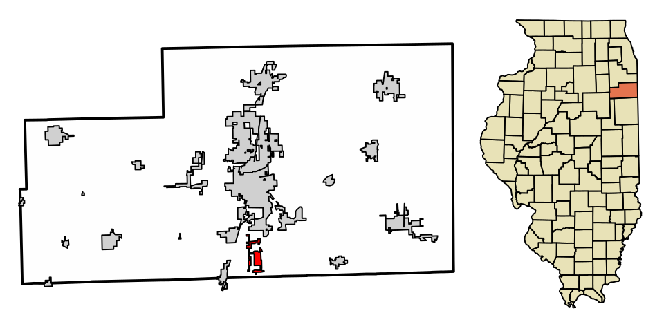 Locator map of Sammons Point