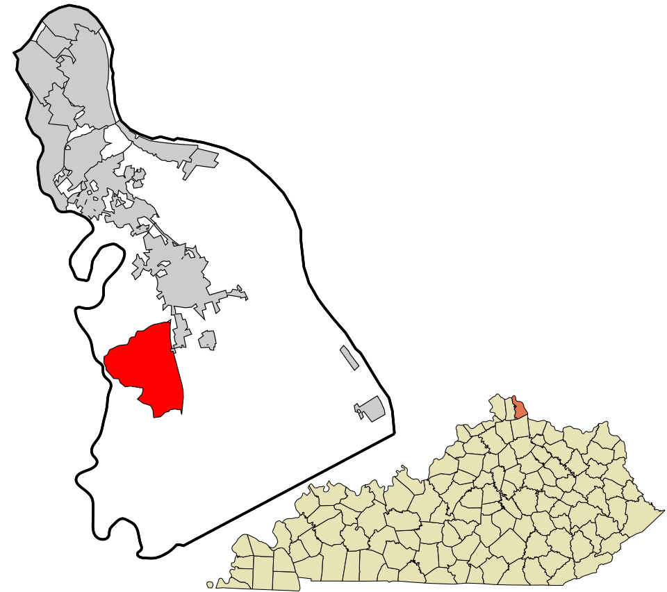 Map of Claryville