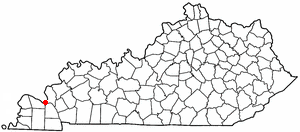 Locator map of Ledbetter