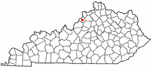 Locator map of Buckner
