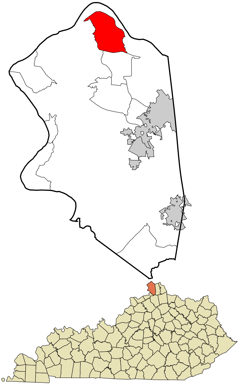Map of Francisville