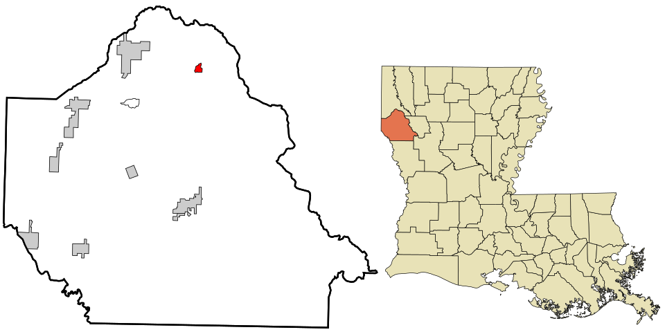 Locator map of Frierson