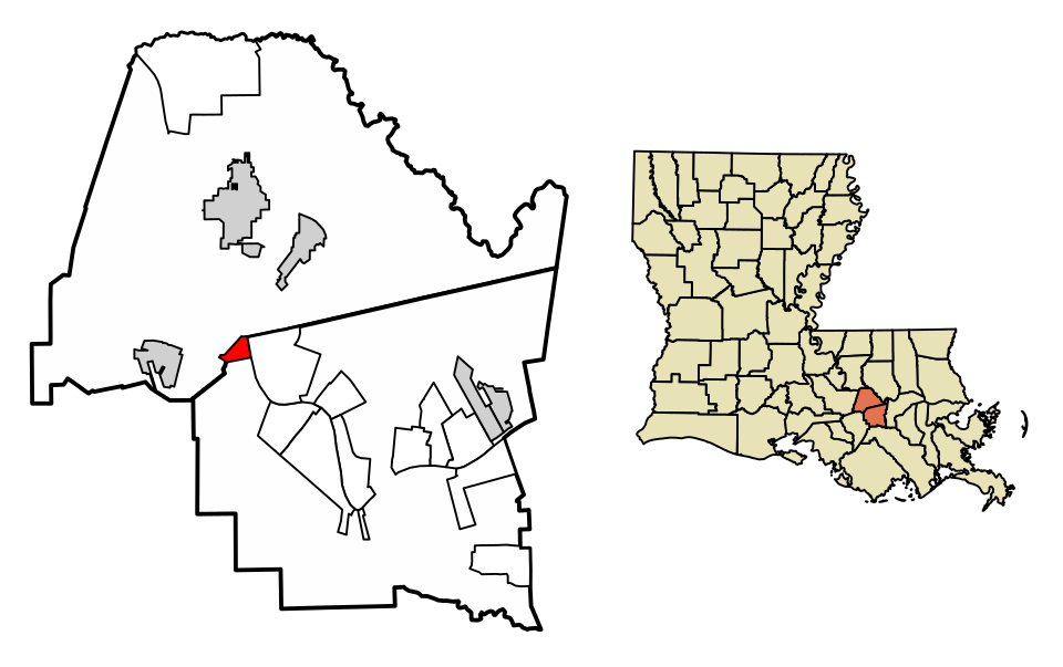 Locator map of Lemannville