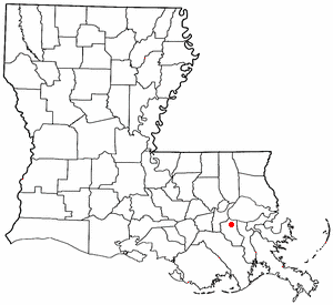 Locator map of New Sarpy