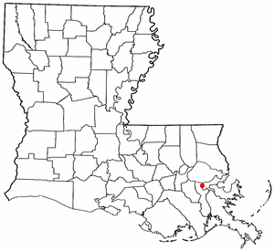 Locator map of Jefferson