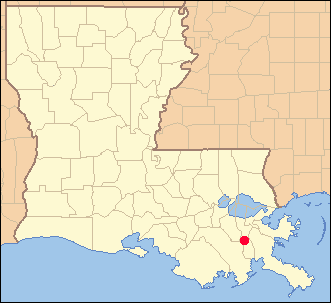 Locator map of Barataria