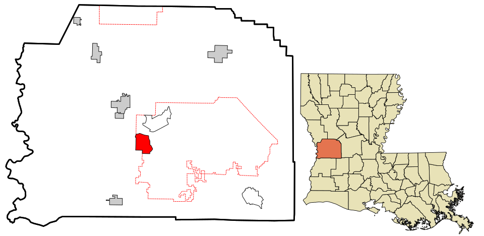Locator map of Fort Johnson South