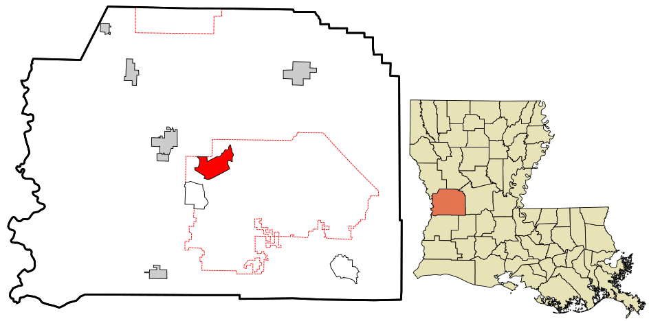 Locator map of Fort Johnson North