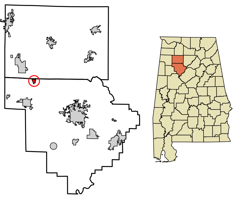 Locator map of Nauvoo