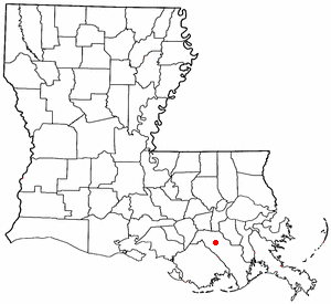 Map of Raceland