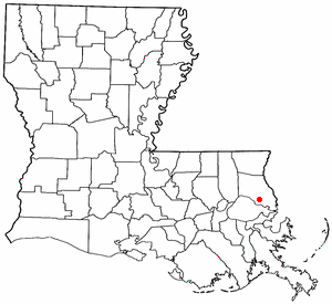 Map of Lacombe