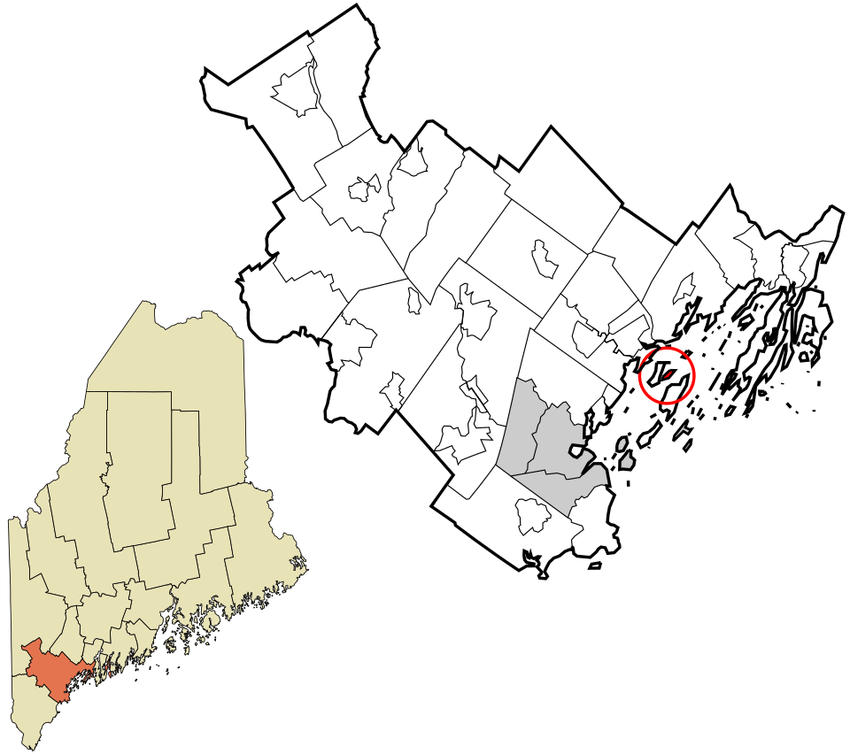 Locator map of Littlejohn Island