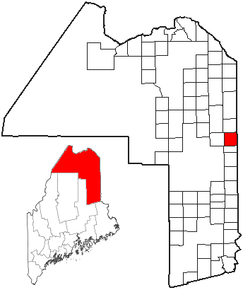 Locator map of Mars Hill
