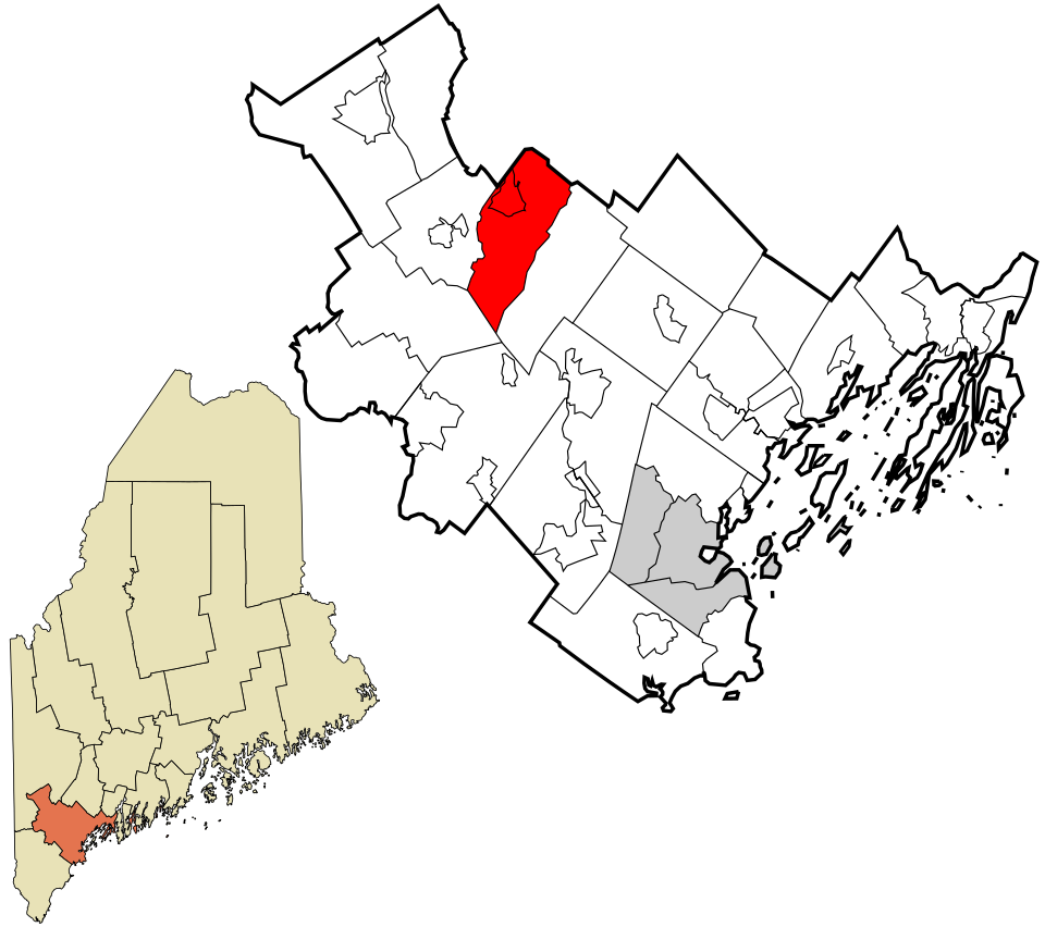 Locator map of Casco