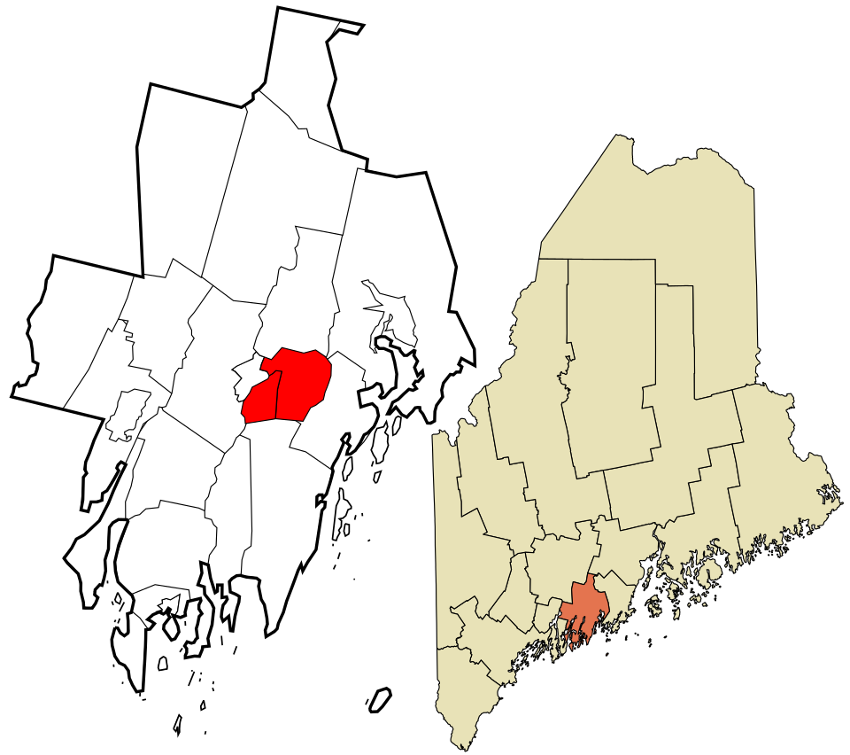Locator map of Damariscotta
