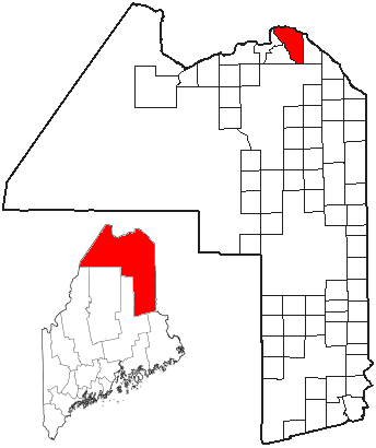 Locator map of Madawaska