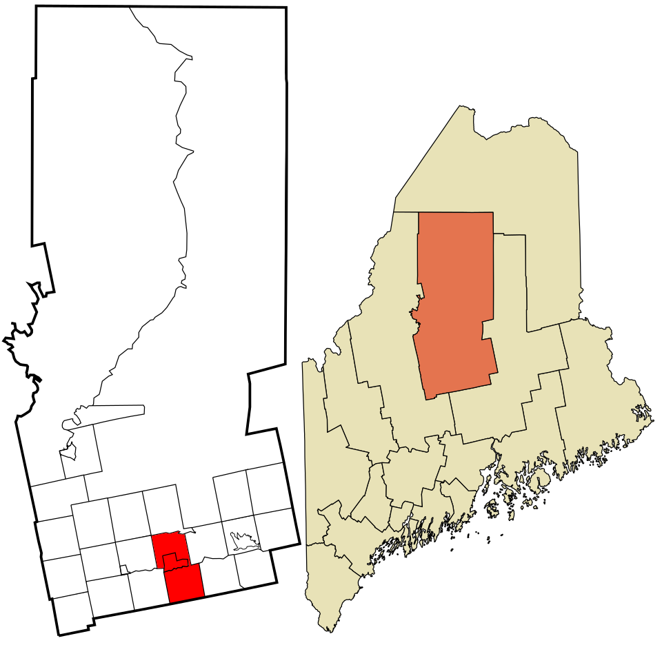 Locator map of Dover-Foxcroft