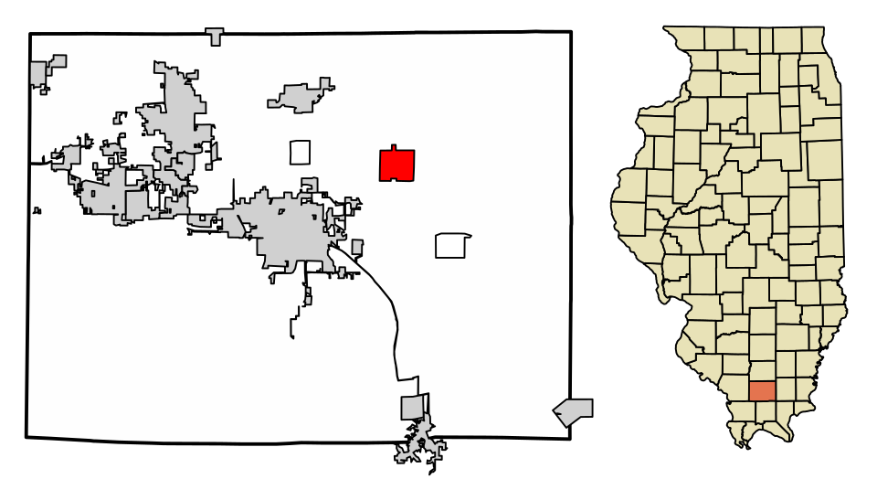 Locator map of Pittsburg