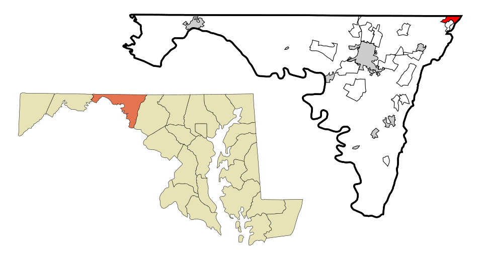 Locator map of Highfield-Cascade