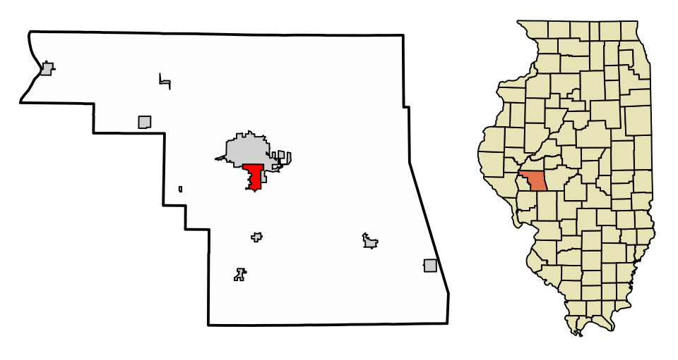 Locator map of South Jacksonville