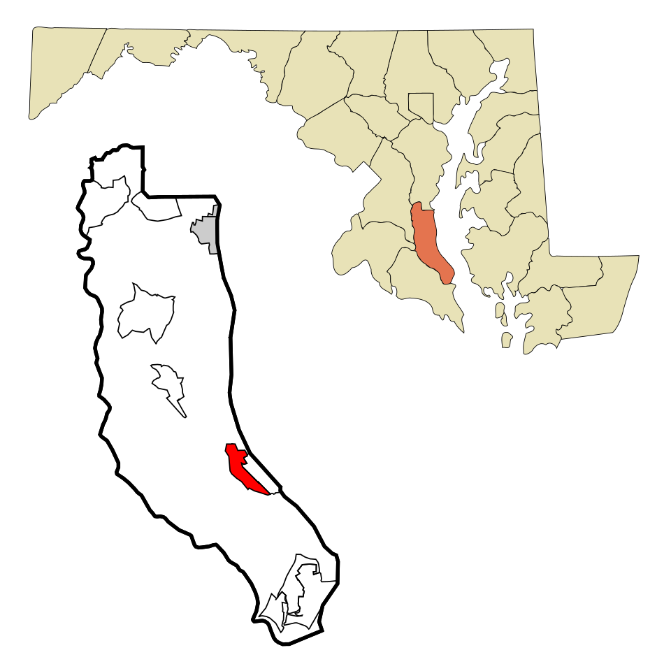 Locator map of St. Leonard