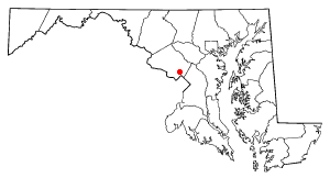 Locator map of Glenmont