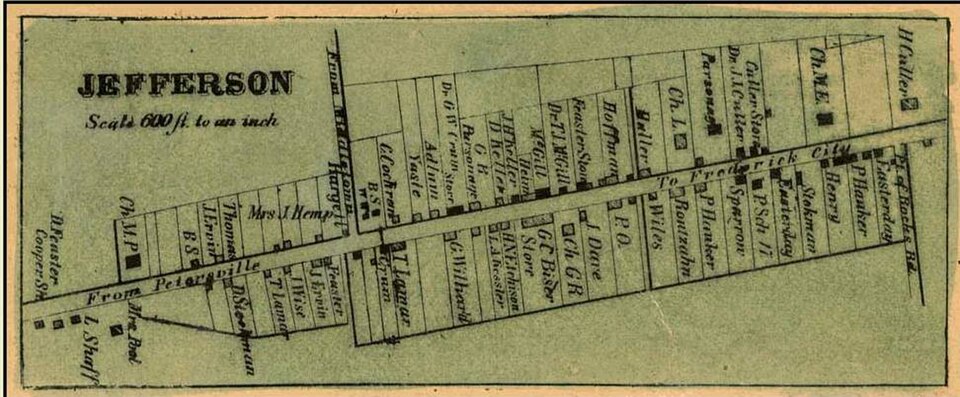 Locator map of Jefferson
