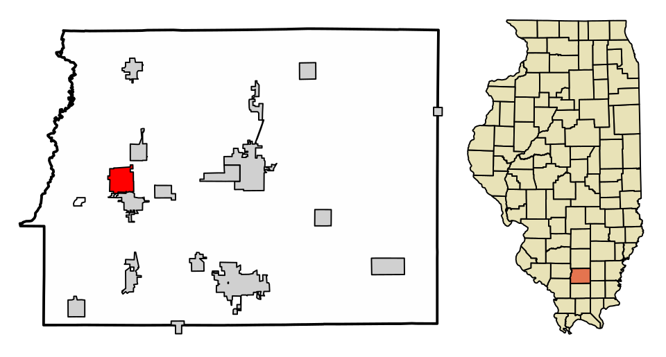 Locator map of North