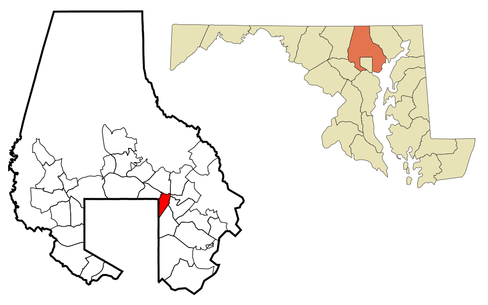 Locator map of Overlea