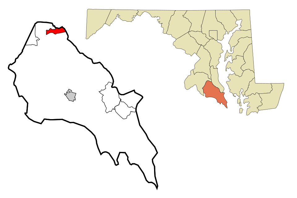 Locator map of Golden Beach