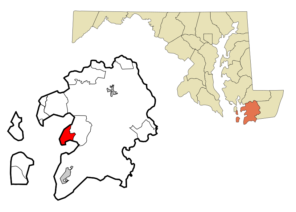 Locator map of Frenchtown-Rumbly