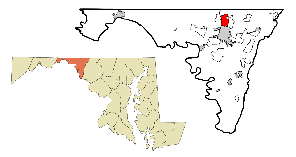 Locator map of Fountainhead-Orchard Hills