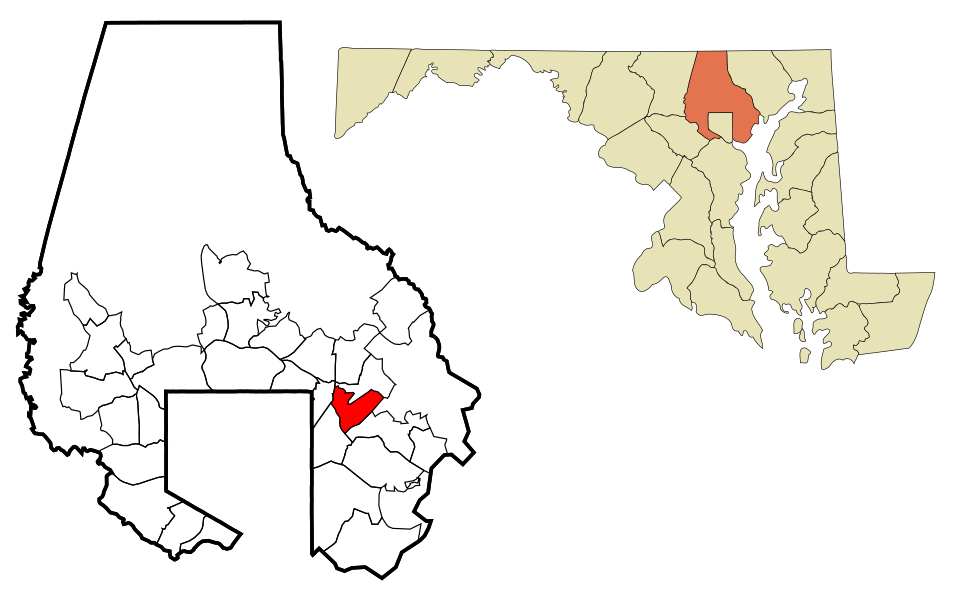 Locator map of Rossville