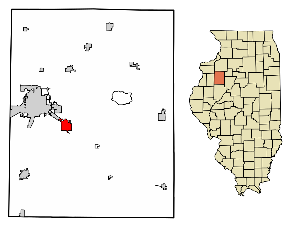 Locator map of Knoxville