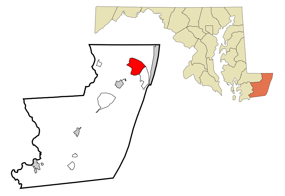 Map of Ocean Pines