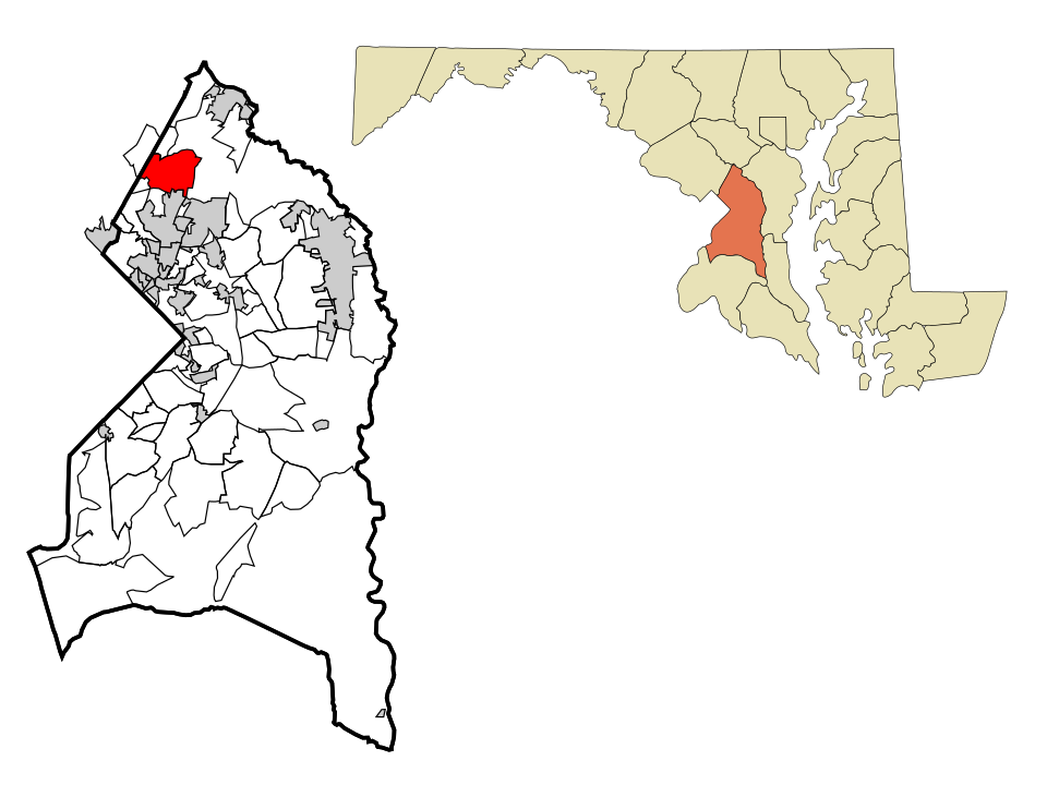 Map of Beltsville