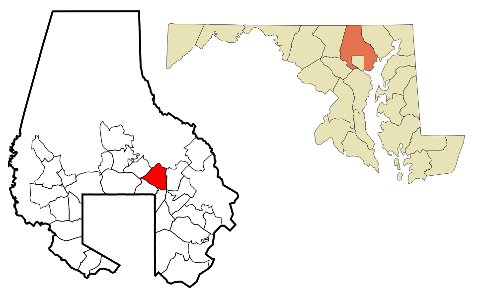 Locator map of Carney