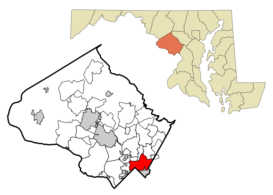 Map of Silver Spring